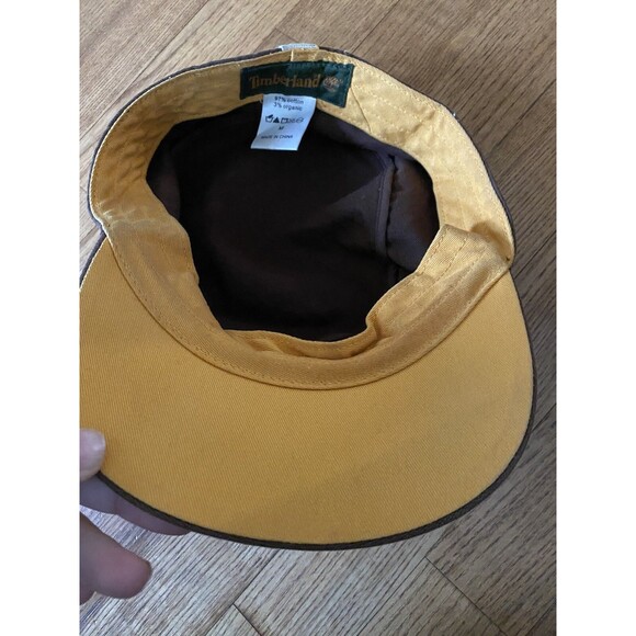 Vintage Timberland Fitted Hat USA made VTG Brown Grunge Utility Gorpcore Street - Picture 4 of 5